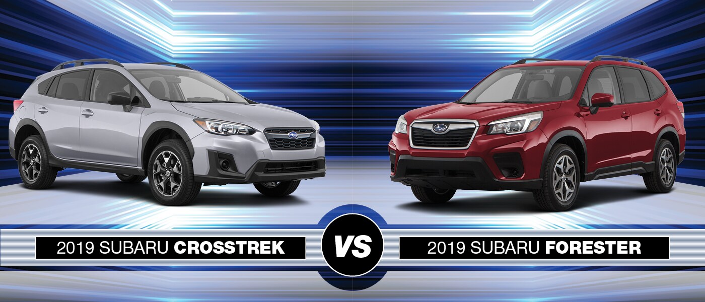 2019 Subaru Crosstrek vs 2019 Subaru Forester