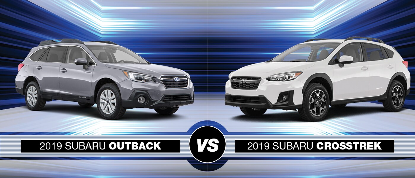 2019 Subaru Outback vs 2019 Subaru Crosstrek