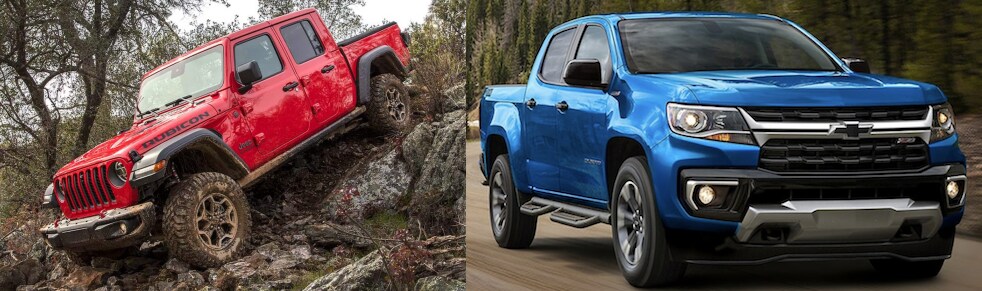 Jeep Gladiator vs Chevrolet Colorado