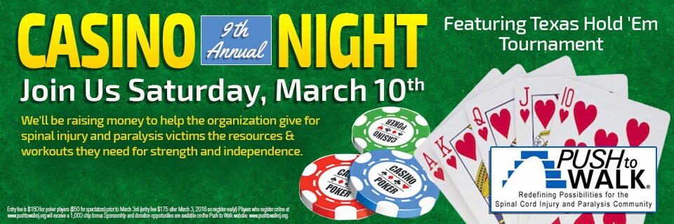 9th Annual Push to Walk Casino Night