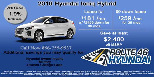 2019 Hyundai Ioniq Internet Specials