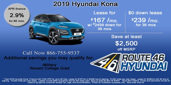 2019 Hyundai Kona Internet Specials