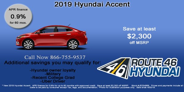 2019 Hyundai Accent Internet Specials