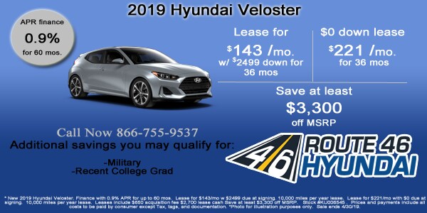 2019 Hyundai Veloster Internet Specials