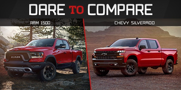 Dare to Compare 2019 Ram 1500 | Rudig Jensen Ford CDJR | New Lisbon, WI Dare to Compare 2019 Ram 1500 | Rudig Jensen
Ford CDJR | New Lisbon, WI