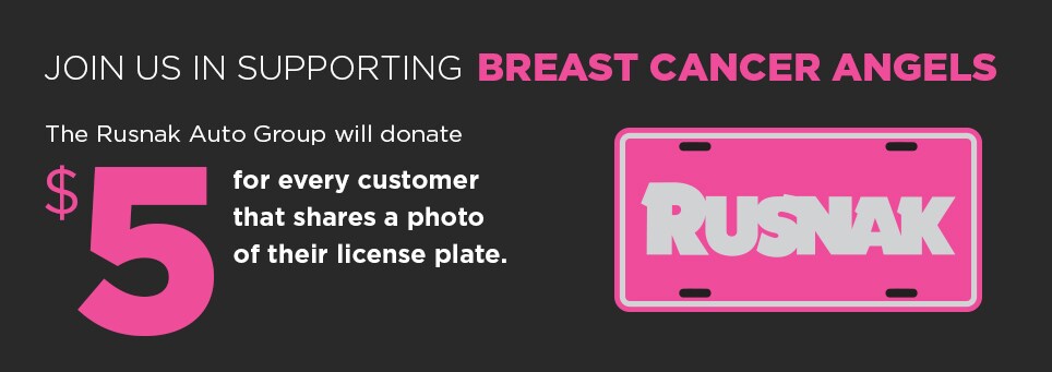 Rusnak Auto Group Pink Plates Campaign