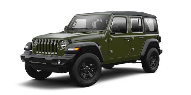 Sarge Green Clear Jeep Wrangler Sarge Green Clear