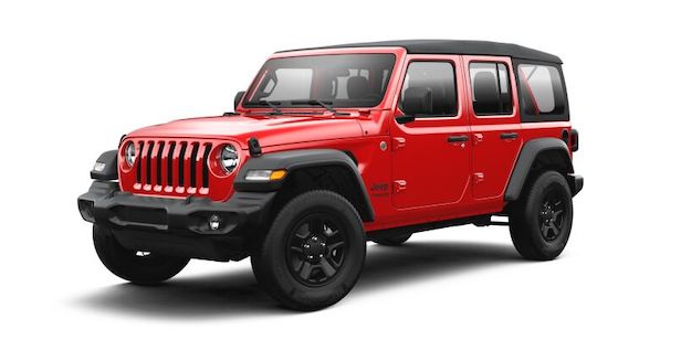 Firecracker Red Clear Jeep Wrangler Firecracker Red Clear