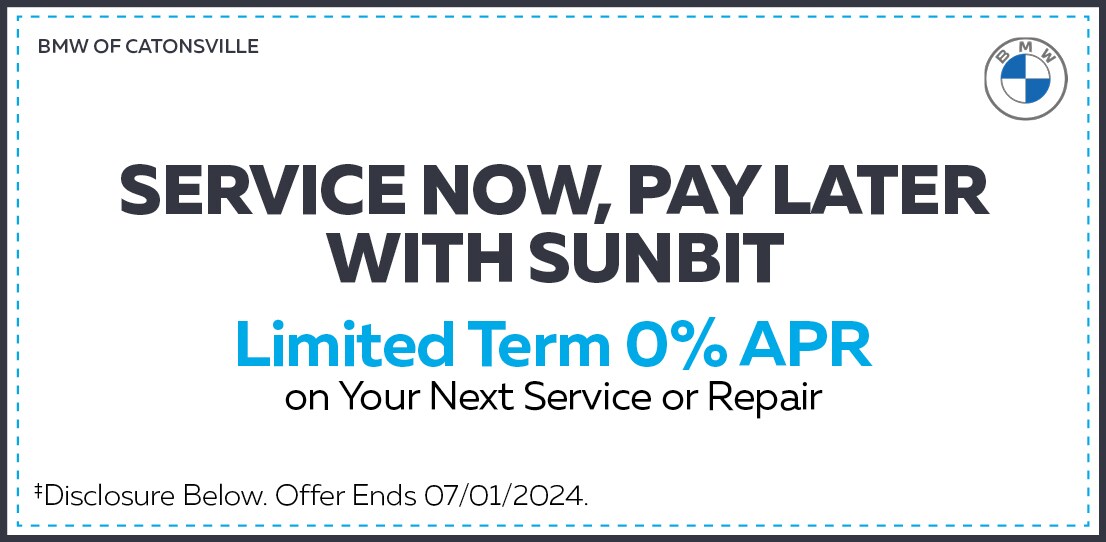 Mention this Offer and Save | BMW of Catonsville