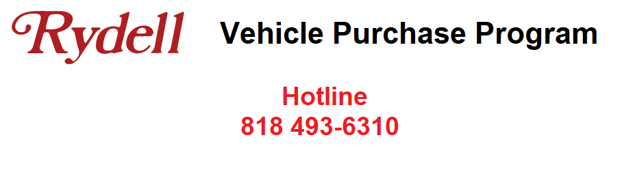Rydell Chrysler Dodge Jeep Ram vehicle purchase program banner