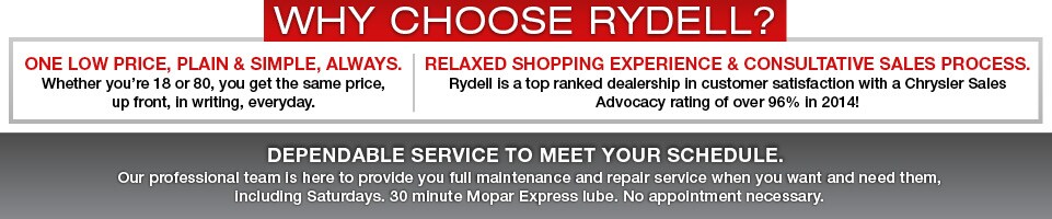 Why Choose Rydell