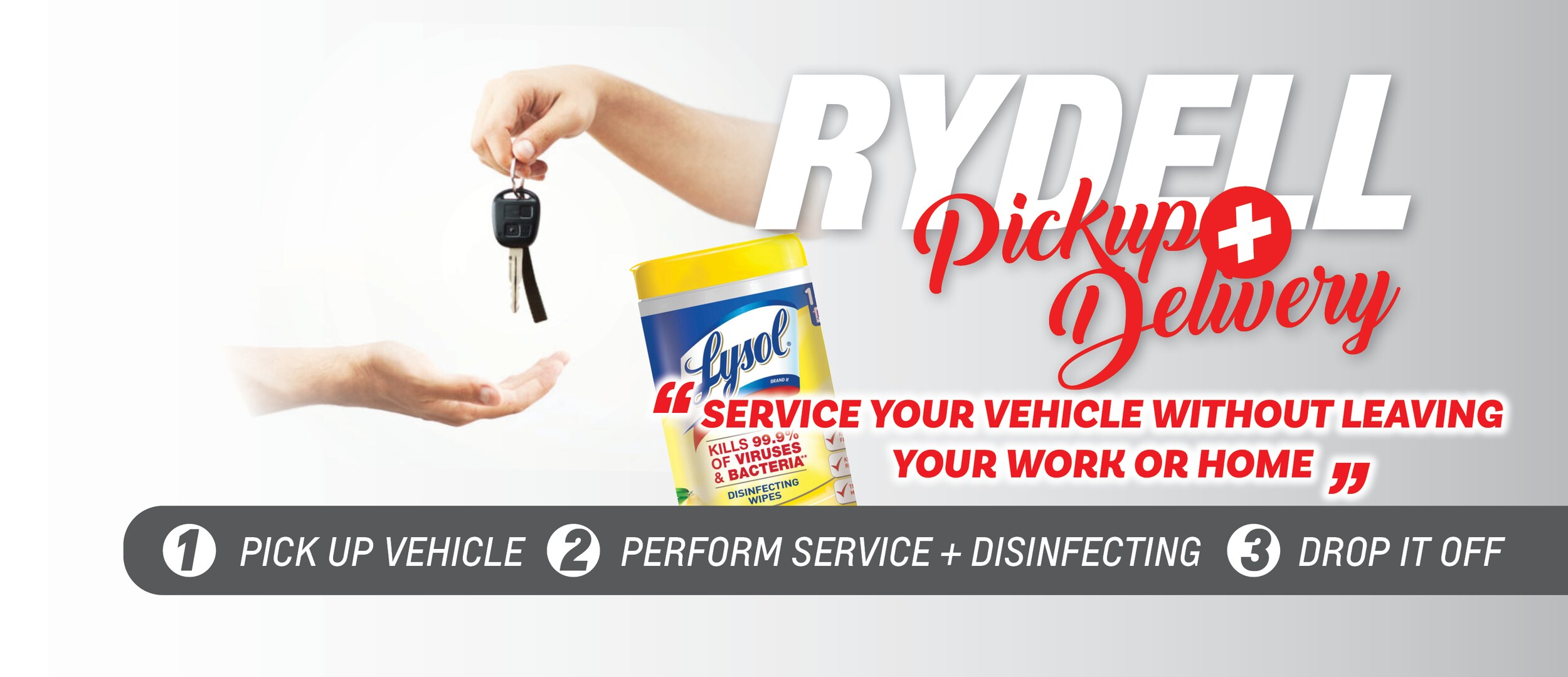 Rydell Pickup and Delivery for service