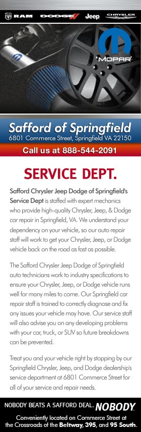 Safford of Springfield auto repair