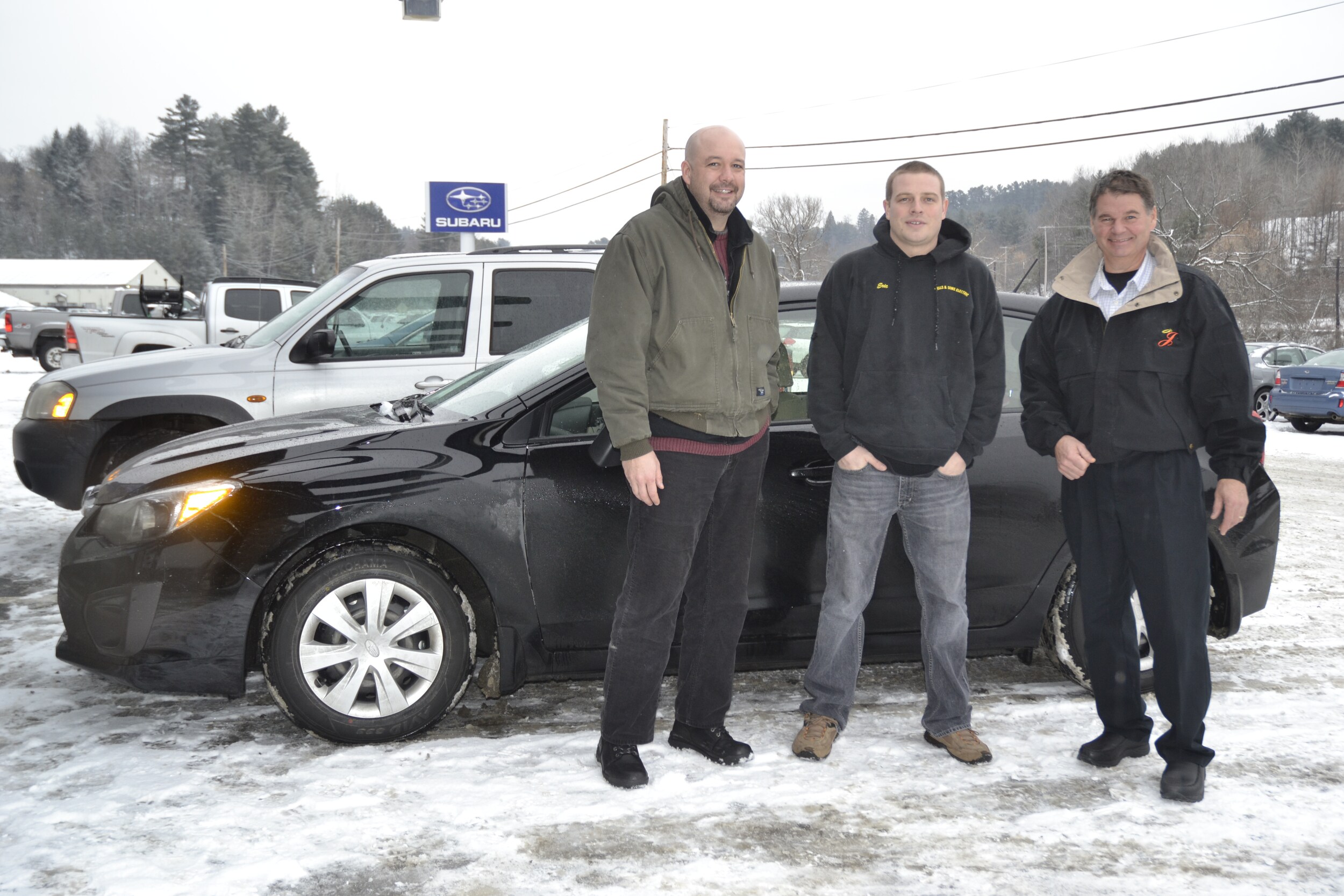 Catamount Arts Subaru Raffle Winner- Eric Corliss.JPG