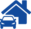 home with car