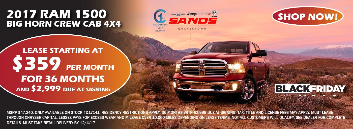 Sands Chrysler Jeep Dodge Ram Buy Cars In Quakertown Pa