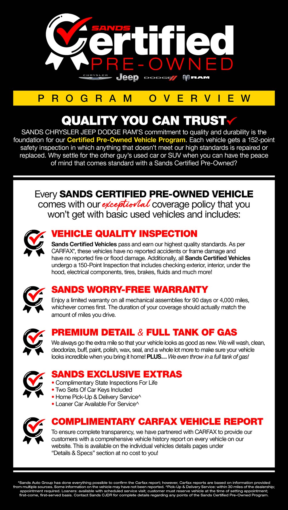 Sands CPO Program