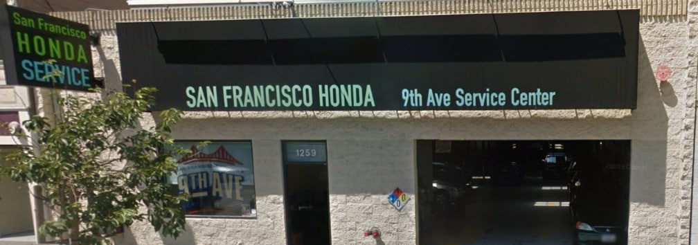 SF Honda 9th Avenue Service Center Honda Service West SF