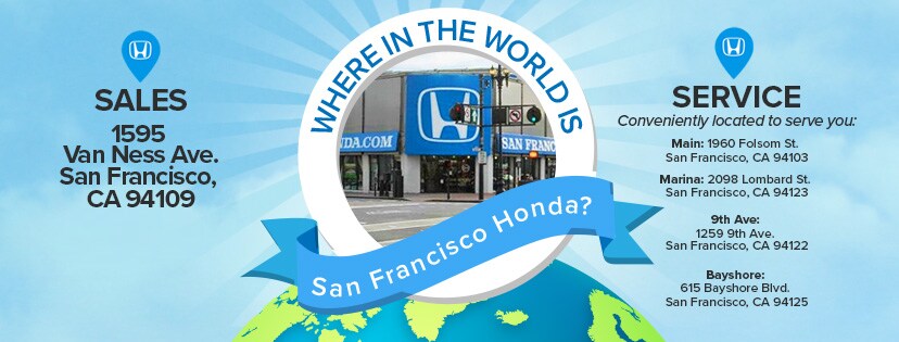 Find Your SF Honda Location