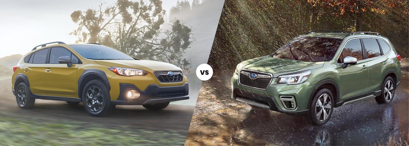 2021 Subaru Crosstrek vs. 2021 Forester