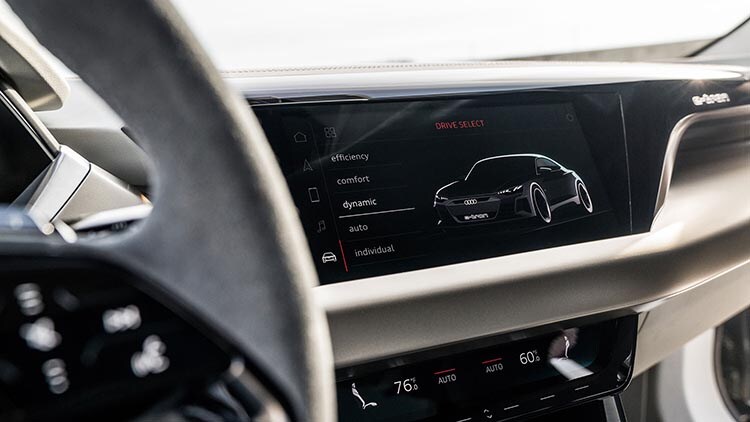 e-tron interior e-tron interior