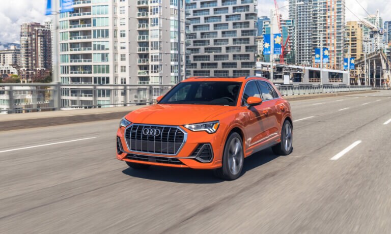2020 Audi Q3 Driving on the highway