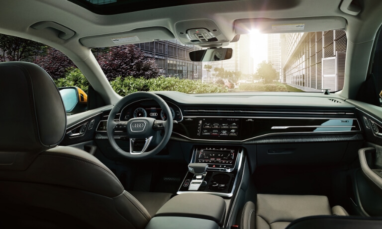 2020 Audi Q8 interior front seats