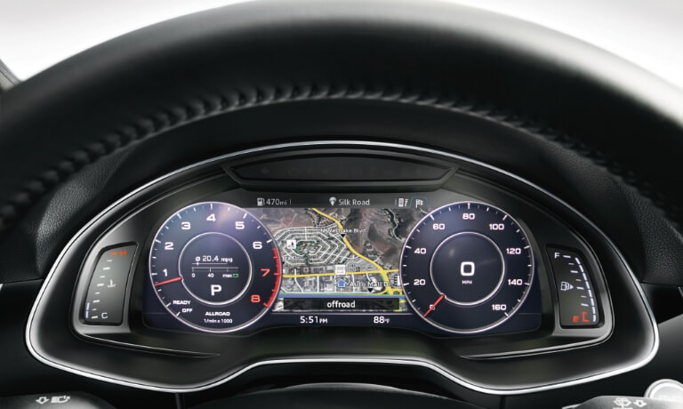 2020 Audi Q7 dashboard guages
