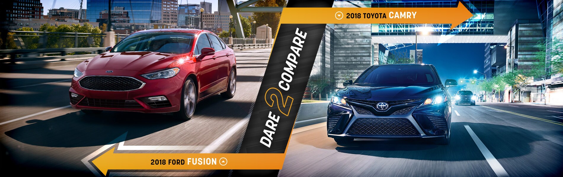 2018 Ford Fusion vs 2018 Toyota Camry 2018 Ford Fusion vs 2018 Toyota Camry