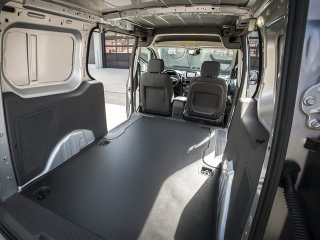 Interior of the Ford Transit Connect For Sale in Springfield, MA