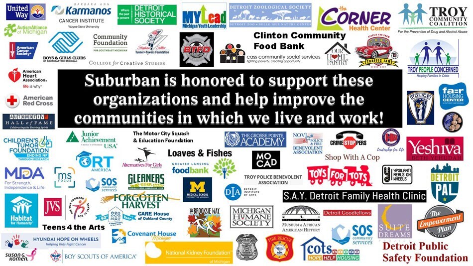 Suburban Giving Back