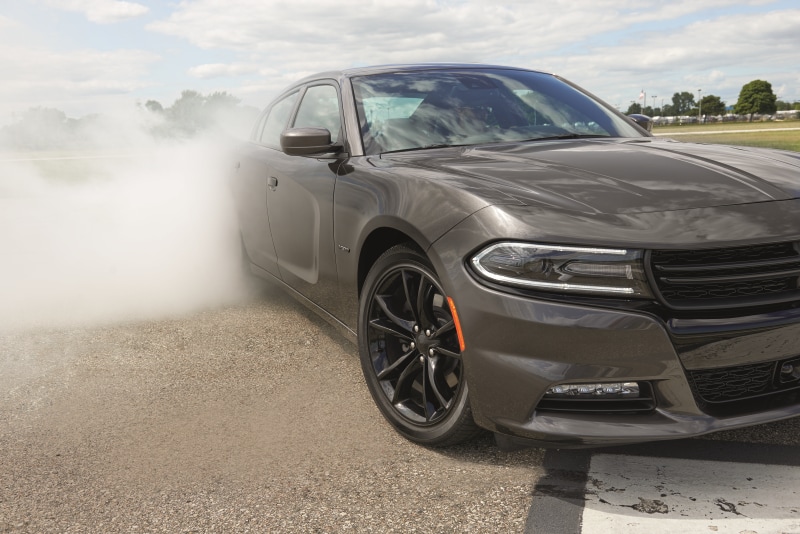 2016 Charger burning out 2016 Charger spinning tires