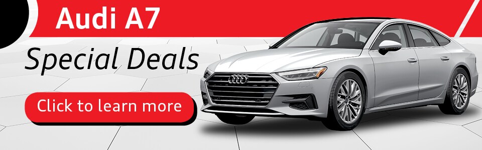 2019 Audi A7 Deals banner
