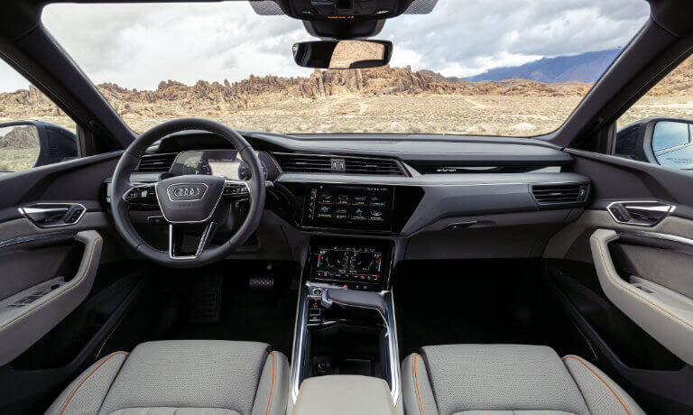 2024 Audi Q8 e-tron interior front