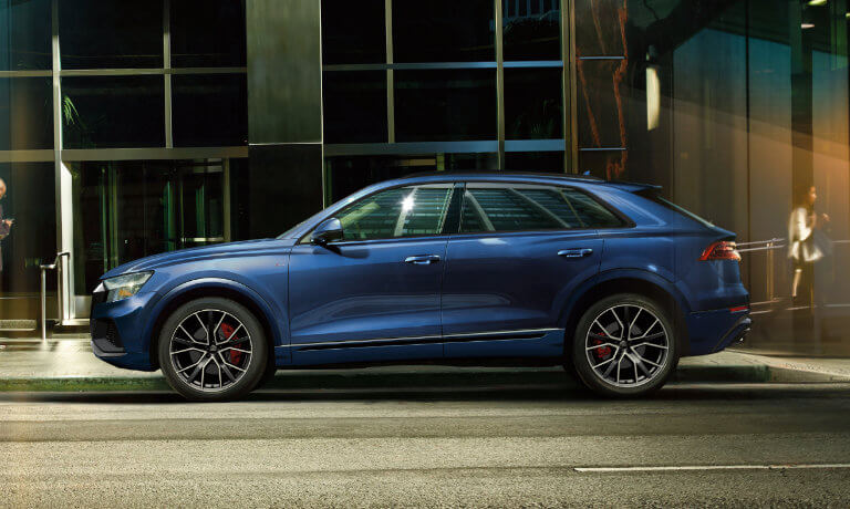 2023 Audi Q8 exterior outside city office building