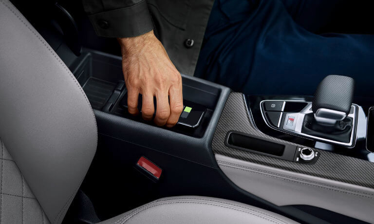 2022 Audi S4 interior wireless phone charger
