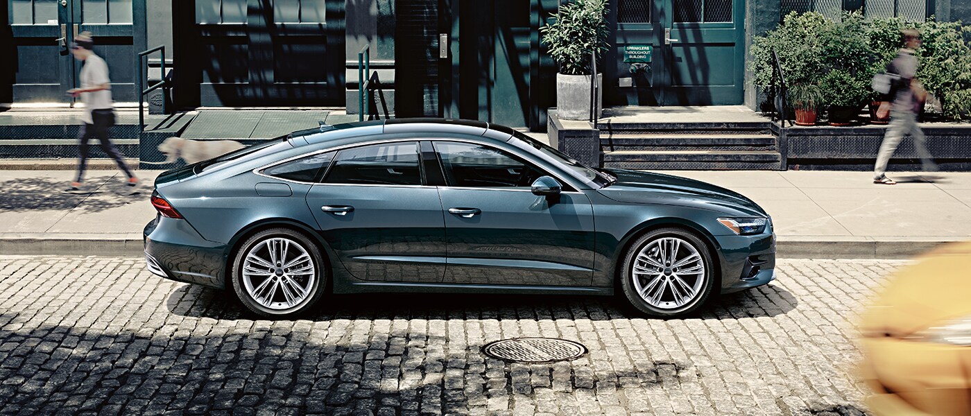 2019 Audi A7 parked on city street
