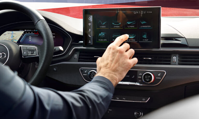 2021 Audi S4 interior infotainment