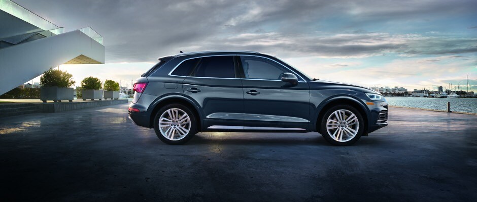 Genuine Audi Parts & Accessories in Hoffman Estates An Audi SUV parked by the marina