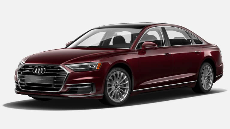 2021 Audi A8 L - Seville Red