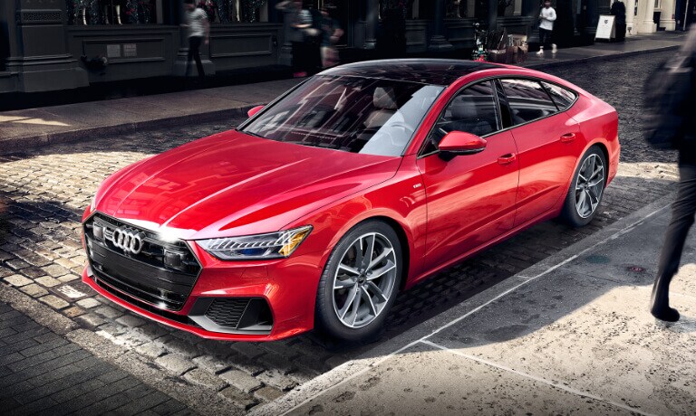 2021 Audi A7 exterior parked on street