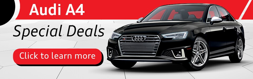 2019 Audi A4 Deals banner