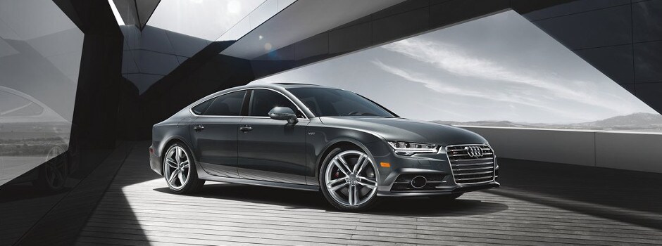 Audi Hoffman Estates models available 2018 Audi S7 parked by a large window