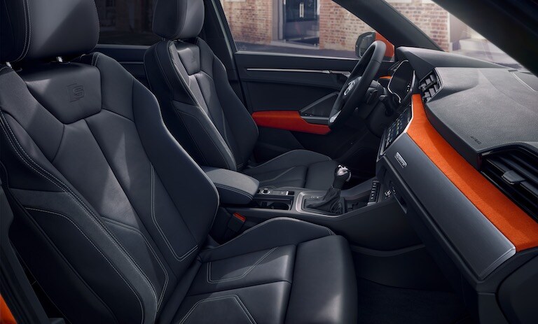 interior view of the 2020 Audi Q3