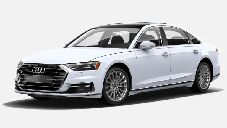 2021 Audi A8 L - Glacier White