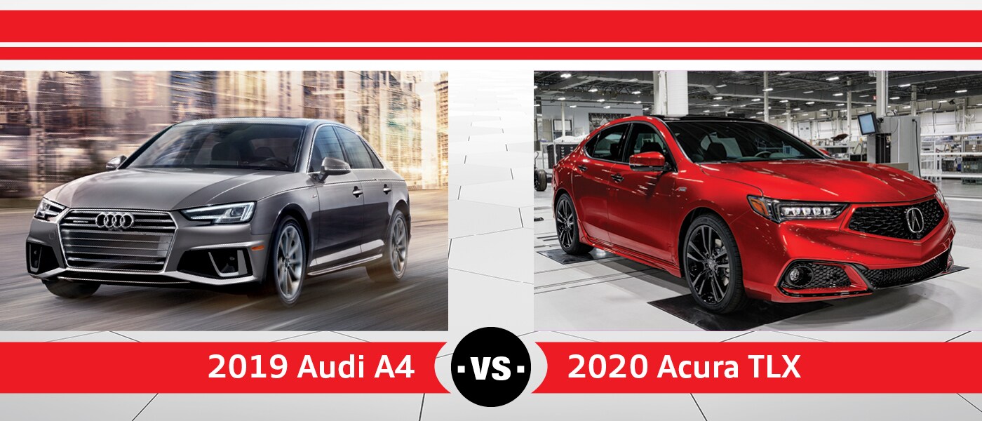 2019 Audi A4 vs. 2020 Acura TLX