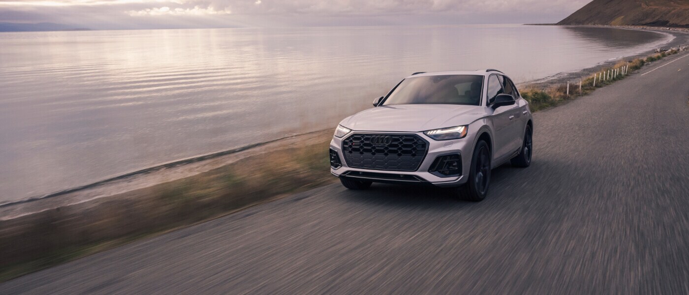 2025 Audi SQ5 Exterior Driving By Water