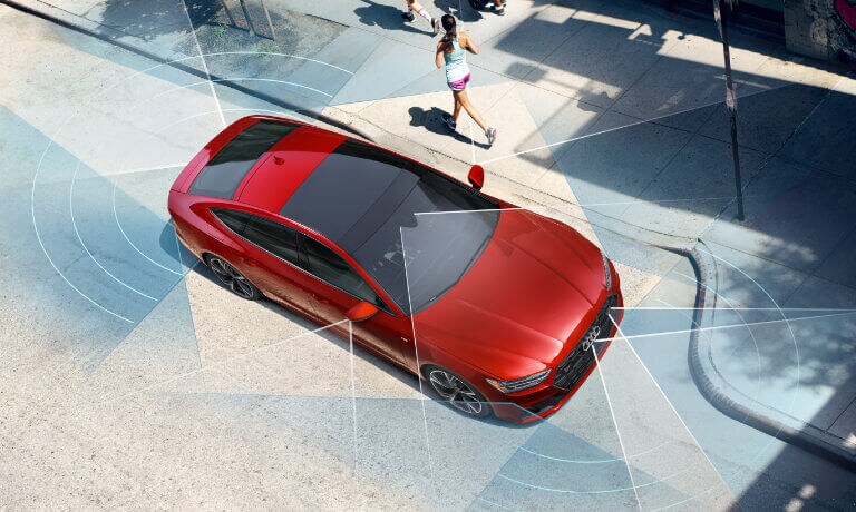 2024 Audi A7 exterior safety sensors