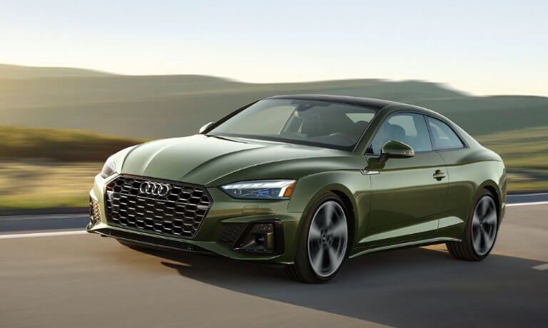 2023 Audi A5 Coupe exterior driving countryside