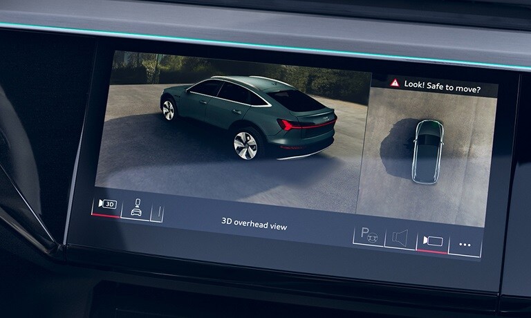2020 Audi e-tron Sportback safety and infotainment system